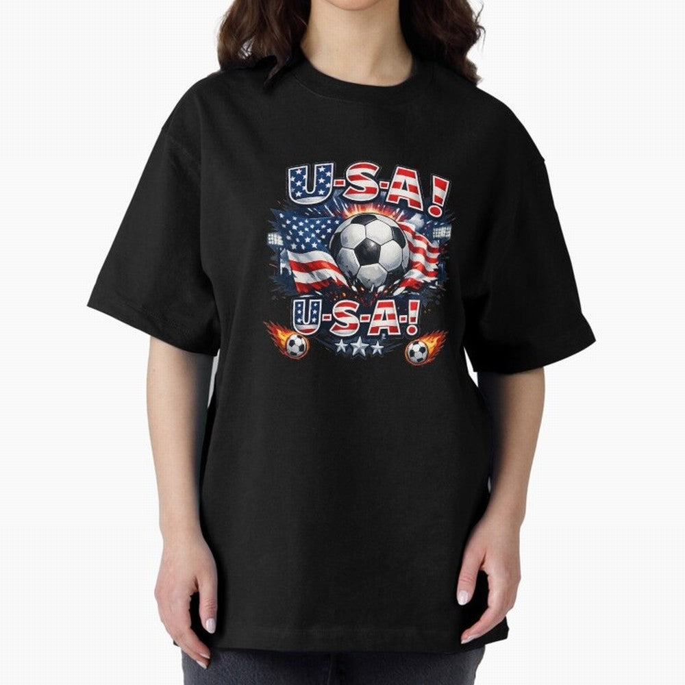 usa football Classic T-Shirt Carry the Dream of FIFA World Cup 2026 Spirit, Capturing England, Messi and Cristiano Ronaldo, Fan Favorite Moments, National Team Passion, Big Match Drama and Soccer History; Great for Watch Parties, Sports Bars,