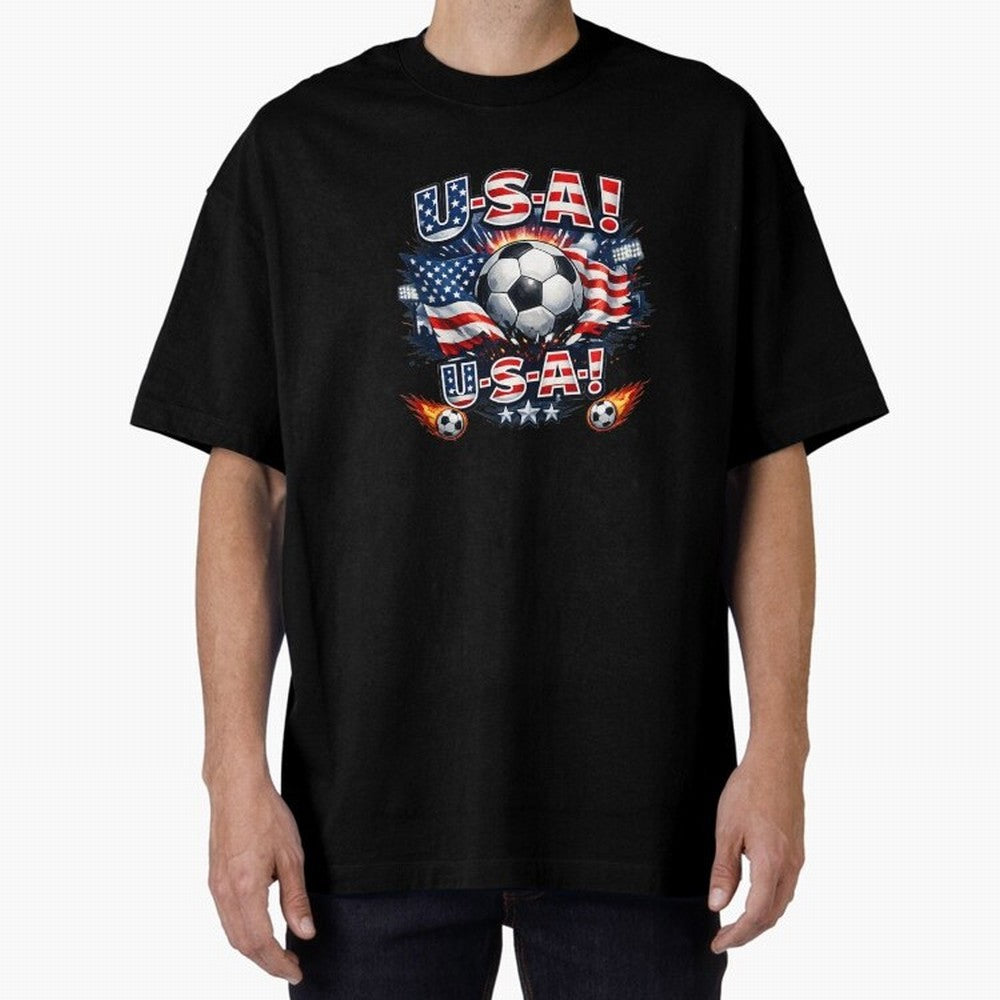 usa football Classic T-Shirt Carry the Dream of FIFA World Cup 2026 Spirit, Capturing England, Messi and Cristiano Ronaldo, Fan Favorite Moments, National Team Passion, Big Match Drama and Soccer History; Great for Watch Parties, Sports Bars,