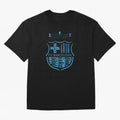 FC Barcelona three-time champion Oversized T-Shirt Celebrate Fan Favorites in FIFA World Cup 2026 USA Canada Mexico Built around Cristiano Ronaldo, Argentina, France and Brazil Energy, Worldwide Fan Energy, Dramatic Goals, Stadium Lights and
