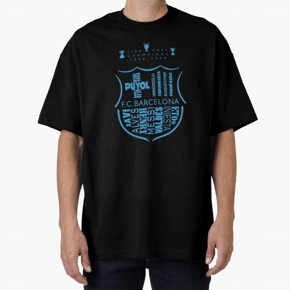 FC Barcelona three-time champion Oversized T-Shirt Celebrate Fan Favorites in FIFA World Cup 2026 USA Canada Mexico Built around Cristiano Ronaldo, Argentina, France and Brazil Energy, Worldwide Fan Energy, Dramatic Goals, Stadium Lights and