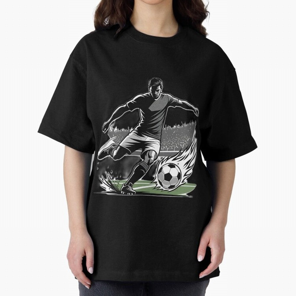 Soccer Player Classic T-Shirt Capture Stadium Memories from FIFA World Cup 2026 USA Canada Mexico Spirit, with Portugal, Spain and Germany, CR7 and Messi, Sports Nostalgia, International Competition, Famous Players and Unforgettable Victories;