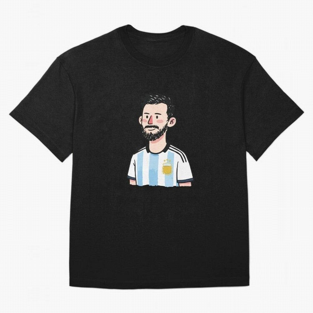 Argentina Soccer Football Player Oversized T-Shirt Show Fan Pride Across FIFA World Cup 2026 Group Stage Spirit, Made for Argentina and Brazil, Messi, CR7 and Mbappe, Sports Nostalgia, International Competition, Famous Players and Unforgettable