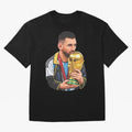 Messi celebrating the 2022 World Cup victory Classic T-Shirt Celebrate the Magic of FIFA World Cup 2026 USA Canada Mexico for Fans of Messi, CR7 and Mbappe and Brazil, Portugal and Argentina, Bringing Football Passion, Legendary Performances,