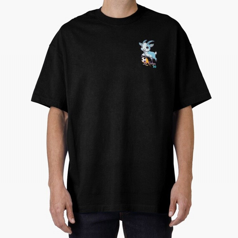 The Goat Flea Oversized T-Shirt Experience the FIFA World Cup 2026 Group Stage Journey through Messi and Cristiano Ronaldo Highlights, Argentina and Brazil Pride, Soccer Culture, Superstar Moments, National Team Dreams and Competitive Fire; Ideal