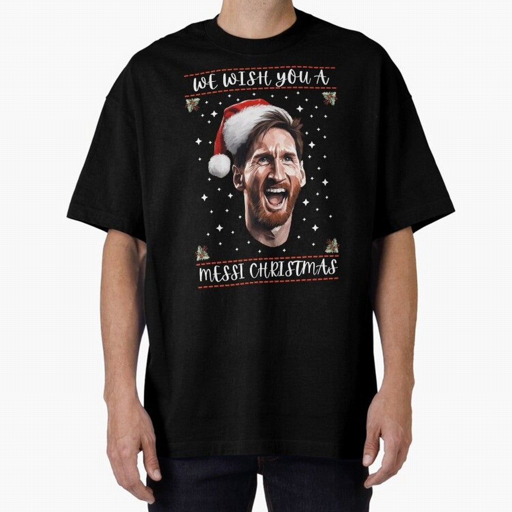 Messi Christmas Funny Football Holiday Classic T-Shirt Show Passion for the Stars of Global Football Passion for FIFA World Cup 2026, Celebrating Cristiano Ronaldo, Argentina, France and Brazil, Tournament Hype, Historic Matchups, Family Viewing
