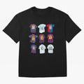 Messi Era Football Jerseys Oversized T-Shirt Stand Proud for FIFA World Cup 2026 Inspired by Cristiano Ronaldo, Argentina, France and Brazil Energy, Goal Celebration Energy, Supporter Heritage, Football Icons and Worldwide Tournament Joy; Perfect