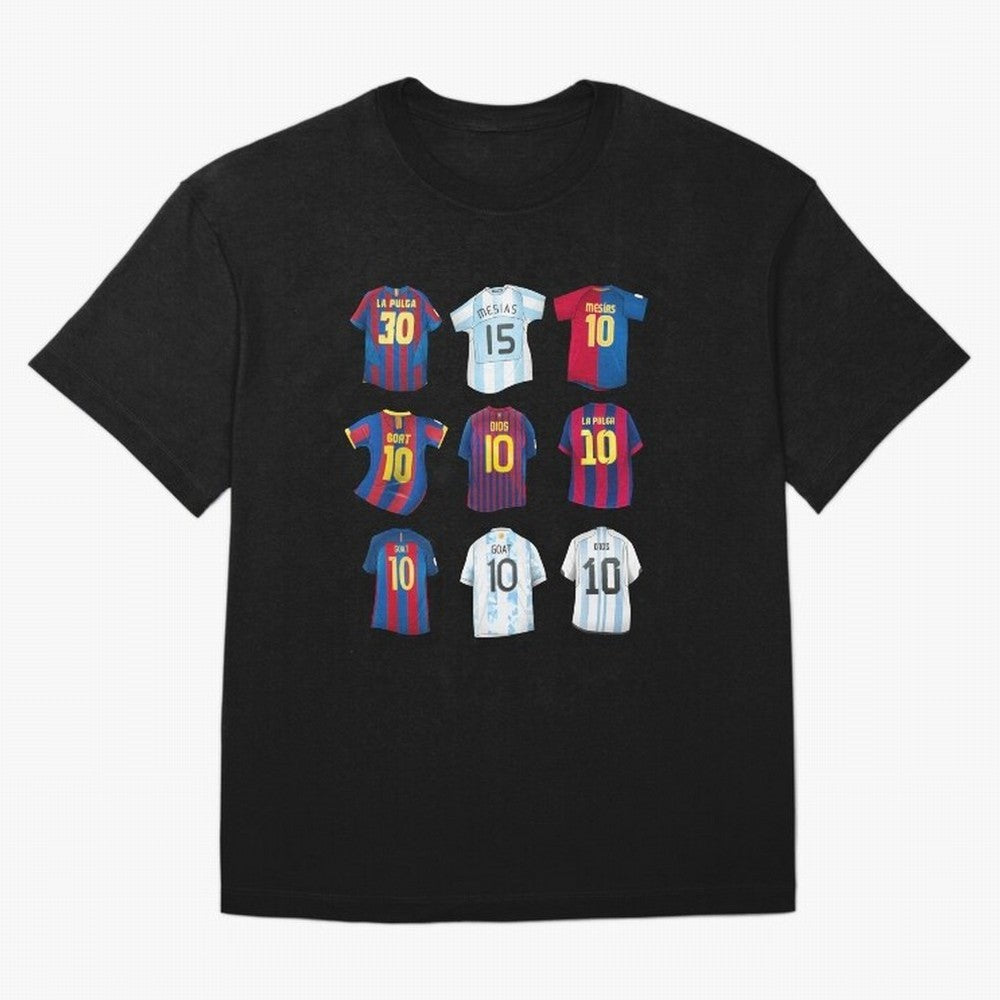 Messi Era Football Jerseys Oversized T-Shirt Stand Proud for FIFA World Cup 2026 Inspired by Cristiano Ronaldo, Argentina, France and Brazil Energy, Goal Celebration Energy, Supporter Heritage, Football Icons and Worldwide Tournament Joy; Perfect