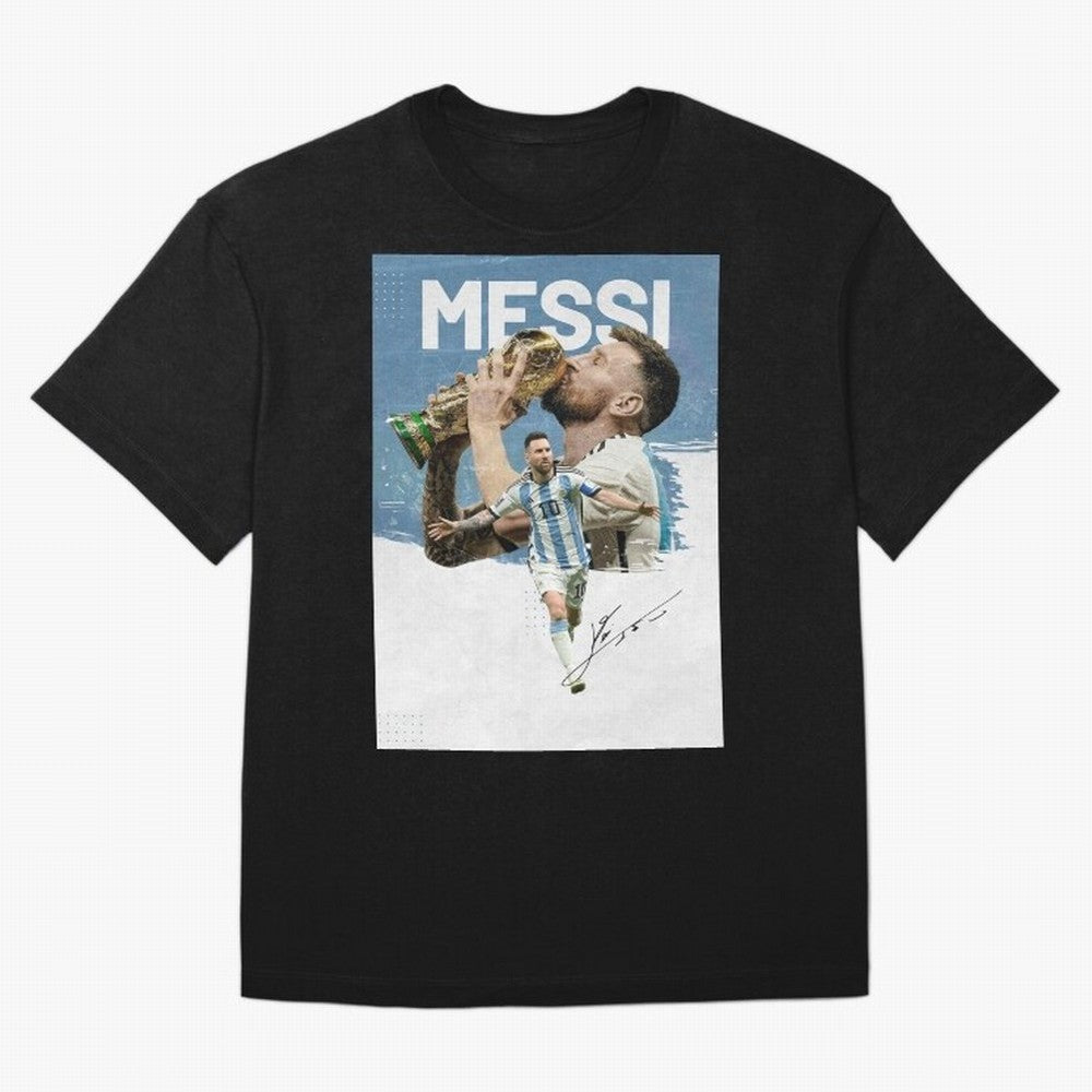 Messi Oversized T-Shirt Remember Iconic Moments from FIFA World Cup 2026 Connected to Messi, Neymar and Mbappe, Brazil Energy, Global Supporter Spirit, Legendary Goals, National Colors and Tournament Celebration; Great for Watch Parties, Sports