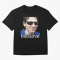 Messirve Football Meme Oversized T-Shirt Bring Trophy Dreams to Global Football Passion for FIFA World Cup 2026, with CR7 and Messi, England, Retro Football Energy, Iconic Rivalries, Trophy Chase Drama and Stadium Atmosphere; Made for Collectors