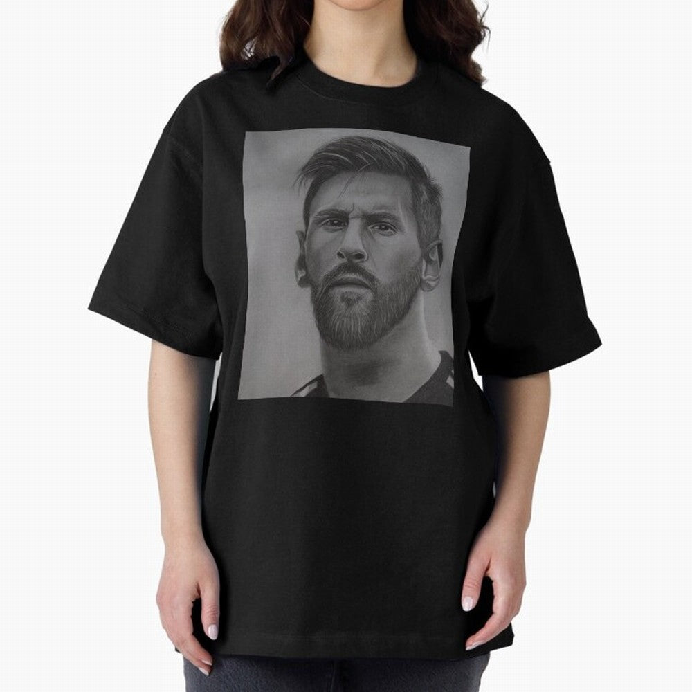 Messi Focused Portrait Art Classic T-Shirt Make the Season About the FIFA World Cup 2026 Journey through Cristiano Ronaldo, Haaland and CR7 Highlights, England, France and Netherlands Pride, Fan Favorite Moments, National Team Passion, Big Match