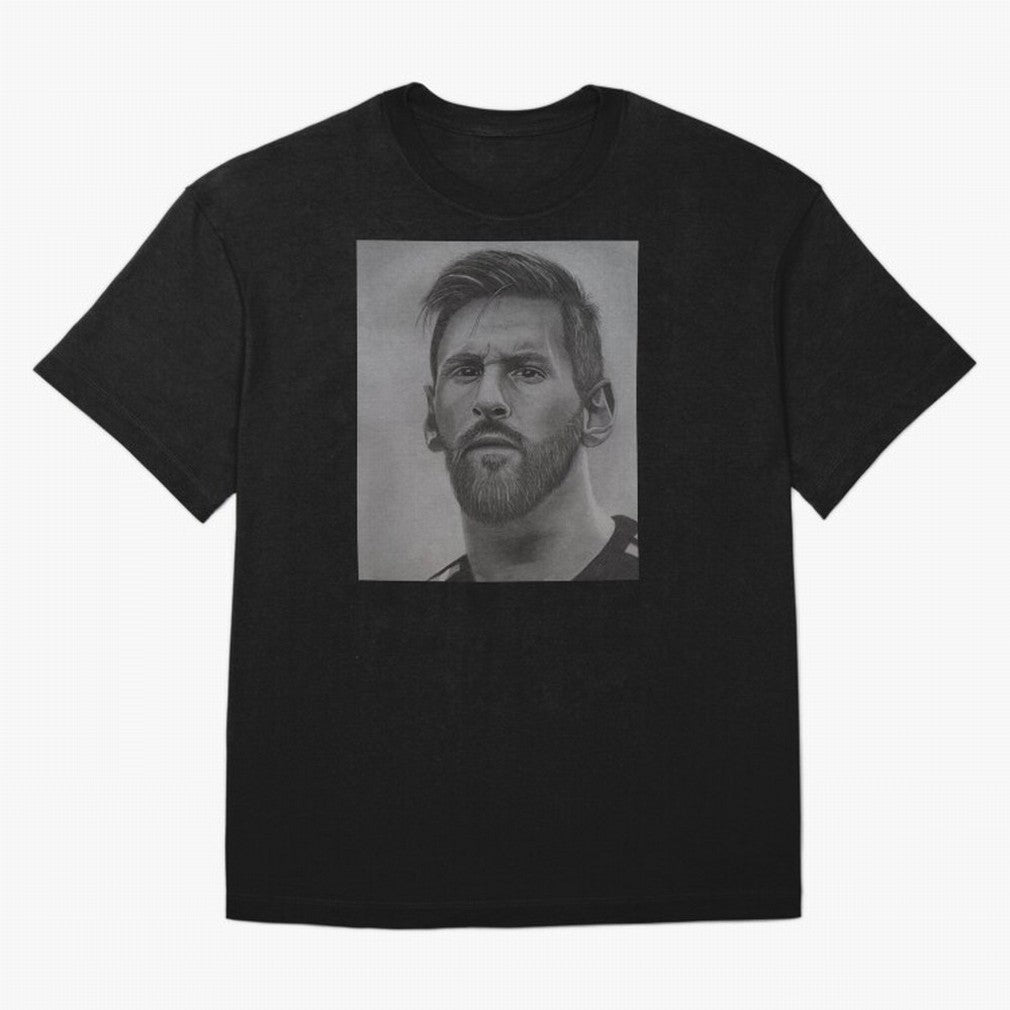 Messi Focused Portrait Art Classic T-Shirt Make the Season About the FIFA World Cup 2026 Journey through Cristiano Ronaldo, Haaland and CR7 Highlights, England, France and Netherlands Pride, Fan Favorite Moments, National Team Passion, Big Match