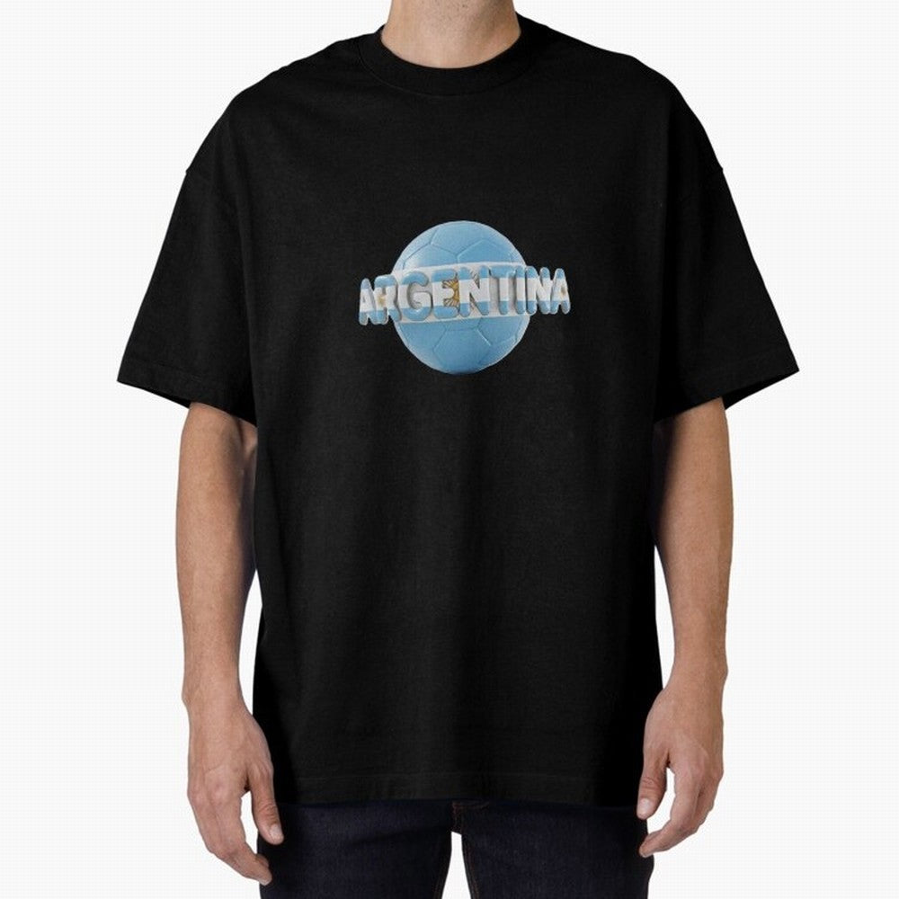 Argentina Soccer World Cup Oversized T-Shirt Bring Champion Energy into FIFA World Cup 2026 USA Canada Mexico Highlighting Messi, CR7 and Mbappe, Argentina and Brazil Energy, Fan Favorite Moments, National Team Passion, Big Match Drama and Soccer