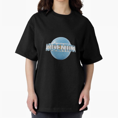 Argentina Soccer World Cup Oversized T-Shirt Bring Champion Energy into FIFA World Cup 2026 USA Canada Mexico Highlighting Messi, CR7 and Mbappe, Argentina and Brazil Energy, Fan Favorite Moments, National Team Passion, Big Match Drama and Soccer