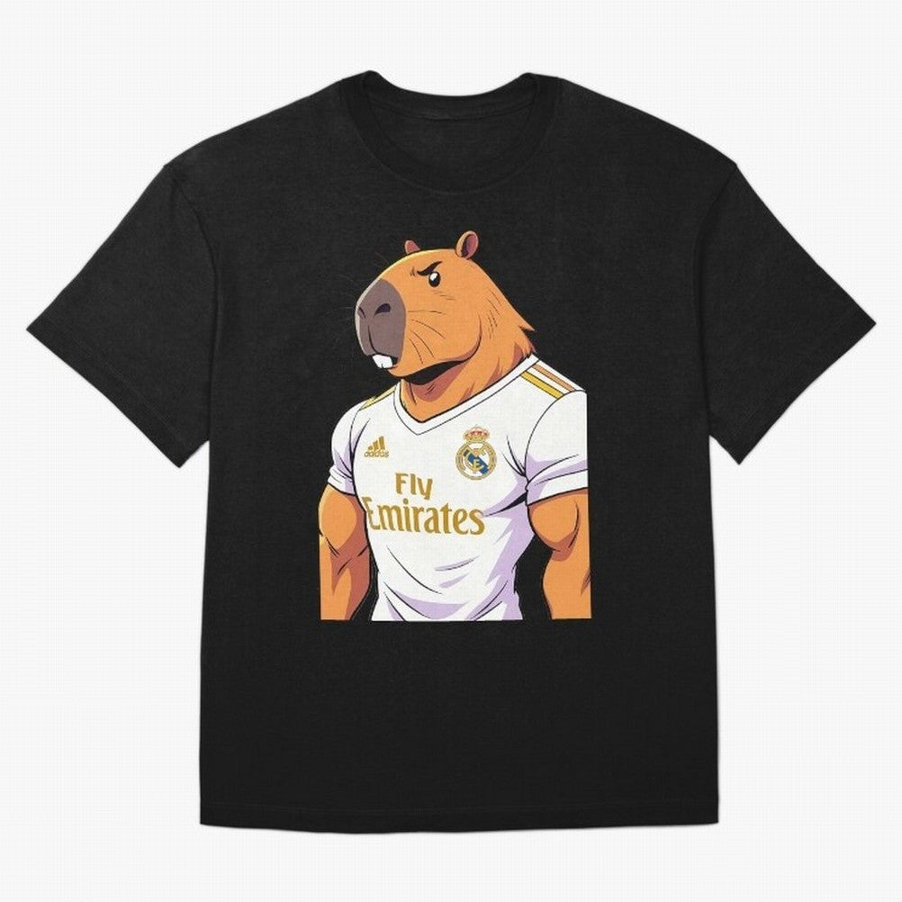Real Madrid capybara elegant Classic T-Shirt Celebrate Football Dreams Across the FIFA World Cup 2026 Journey through Messi, Neymar and Mbappe Highlights, Brazil Pride, Champion Mindset, Group Stage Buzz, Knockout Tension and Passionate Fan