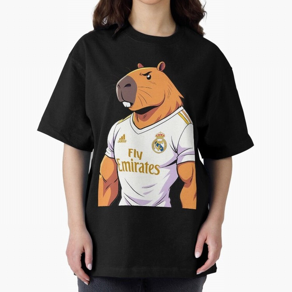 Real Madrid capybara elegant Classic T-Shirt Celebrate Football Dreams Across the FIFA World Cup 2026 Journey through Messi, Neymar and Mbappe Highlights, Brazil Pride, Champion Mindset, Group Stage Buzz, Knockout Tension and Passionate Fan