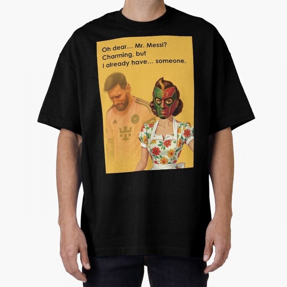 Oh Dear¡­ Mr. Messi ¨C Elegant Housewife CR-7 Meme Art Active T-Shirt Celebrate the Magic of FIFA World Cup 2026 Group Stage for Fans of Neymar and France and Portugal, Bringing Worldwide Fan Energy, Dramatic Goals, Stadium Lights and Championship