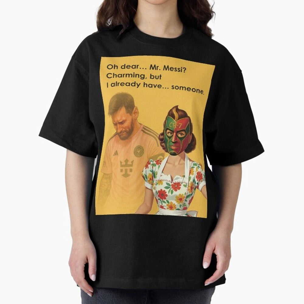 Oh Dear¡­ Mr. Messi ¨C Elegant Housewife CR-7 Meme Art Active T-Shirt Celebrate the Magic of FIFA World Cup 2026 Group Stage for Fans of Neymar and France and Portugal, Bringing Worldwide Fan Energy, Dramatic Goals, Stadium Lights and Championship