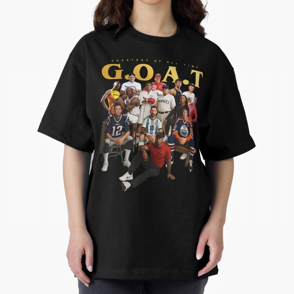 GOAT of all Sports Essential T-Shirt Live the Energy of Match Day Hype around FIFA World Cup 2026 Group Stage, Messi, Neymar and Mbappe, England and Germany, Champion Mindset, Group Stage Buzz, Knockout Tension and Passionate Fan Culture; Great for
