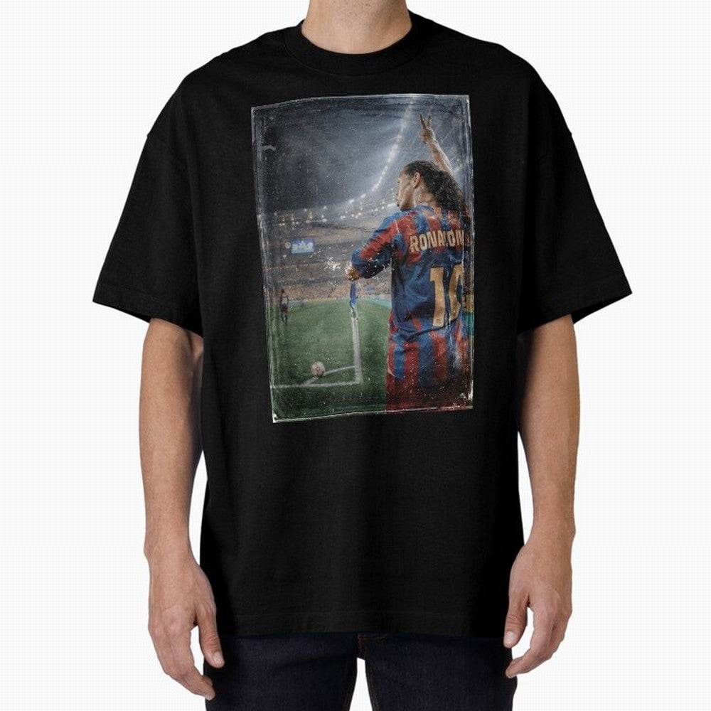 Ronaldinho Vintage Classic T-Shirt Represent the Passion of FIFA World Cup 2026 USA Canada Mexico Spirit, with Argentina, France and Brazil, Messi, Neymar and Mbappe, Supporter Pride, Iconic Celebrations, Legendary Names and Global Match Day