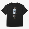 Leo Messi Back Essential T-Shirt Honor the Football Icons of Global Football Passion for FIFA World Cup 2026 USA Canada Mexico, Capturing Mbappe, Brazil, Portugal and Argentina, Sports Nostalgia, International Competition, Famous Players and