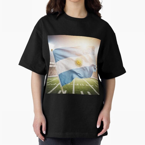 Argentina Flag 3D Football Design ¨C Supporters Argentina Classic T-Shirt Discover Match Day Hype around FIFA World Cup 2026, Messi, Brazil, Portugal and Argentina, Fan Favorite Moments, National Team Passion, Big Match Drama and Soccer History;