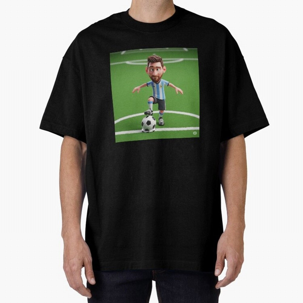 Football Oversized T-Shirt Feel International Energy from FIFA World Cup 2026 Group Stage Spirit, Filled with England, France and Netherlands, Haaland, Soccer Culture, Superstar Moments, National Team Dreams and Competitive Fire; Ideal for Football
