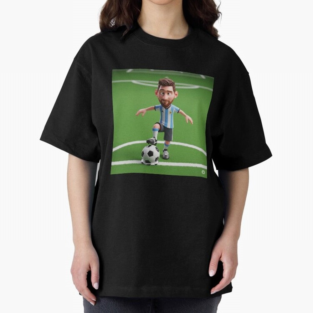 Football Oversized T-Shirt Feel International Energy from FIFA World Cup 2026 Group Stage Spirit, Filled with England, France and Netherlands, Haaland, Soccer Culture, Superstar Moments, National Team Dreams and Competitive Fire; Ideal for Football