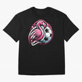 Flamingo & Soccer Fusion Classic T-Shirt Represent Fans Who Live for FIFA World Cup 2026 USA Canada Mexico Inspired by Neymar, Haaland and Cristiano Ronaldo, Germany Energy, Soccer Culture, Superstar Moments, National Team Dreams and Competitive