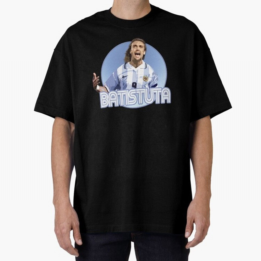 Batistuta - Classic T Shirt Classic T-Shirt Share the Excitement of FIFA World Cup 2026 Group Stage Celebrating Messi, CR7 and Mbappe, Netherlands Energy, Classic Soccer Heritage, Championship Pressure, Fan Loyalty and International Pride; Great