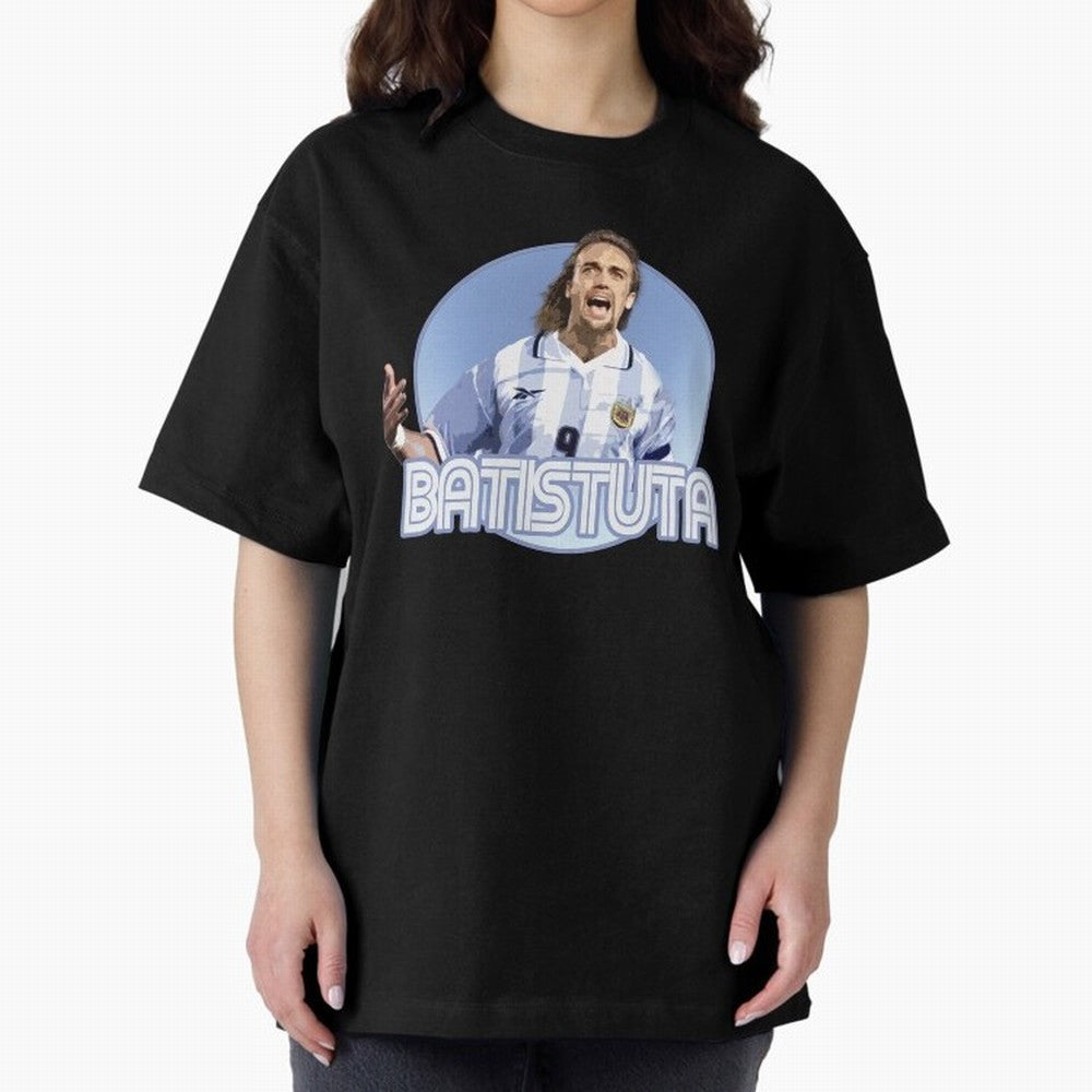 Batistuta - Classic T Shirt Classic T-Shirt Share the Excitement of FIFA World Cup 2026 Group Stage Celebrating Messi, CR7 and Mbappe, Netherlands Energy, Classic Soccer Heritage, Championship Pressure, Fan Loyalty and International Pride; Great