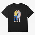 Messi and Neymar Copa America Friends Classic T-Shirt Represent the Passion of Global Football Passion for FIFA World Cup 2026 USA Canada Mexico, Highlighting Neymar, Brazil, Goal Celebration Energy, Supporter Heritage, Football Icons and Worldwide