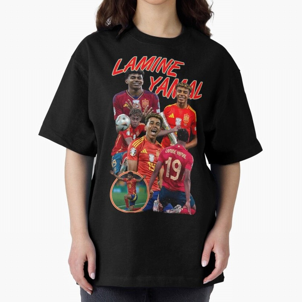 Lamine Yamal - Wonderkid Classic T-Shirt Spotlight FIFA World Cup 2026 Spirit, Filled with England and Germany, CR7, Retro Football Energy, Iconic Rivalries, Trophy Chase Drama and Stadium Atmosphere; Perfect for Supporters Who Want Bold Football