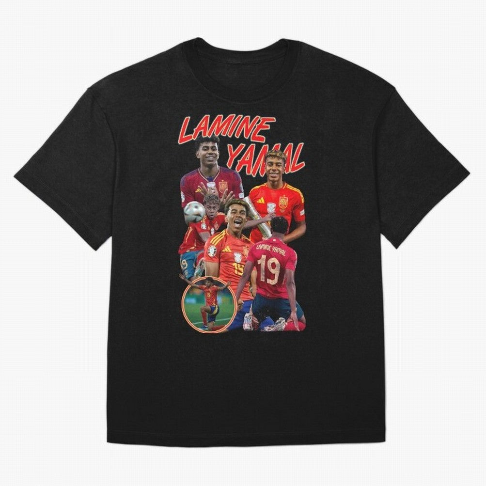 Lamine Yamal - Wonderkid Classic T-Shirt Spotlight FIFA World Cup 2026 Spirit, Filled with England and Germany, CR7, Retro Football Energy, Iconic Rivalries, Trophy Chase Drama and Stadium Atmosphere; Perfect for Supporters Who Want Bold Football