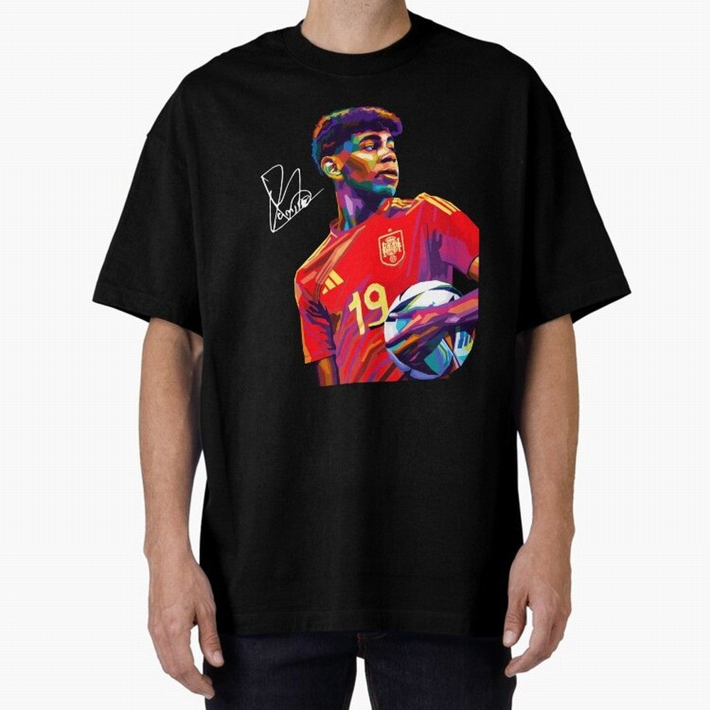 Lamine Yamal Wpap Art Classic T-Shirt Share the Excitement of FIFA World Cup 2026 Spirit, Highlighting Portugal, Spain and Germany, Mbappe, Match Day Excitement, Supporter Culture, Golden Goals and Global Football Passion; Perfect for People Who