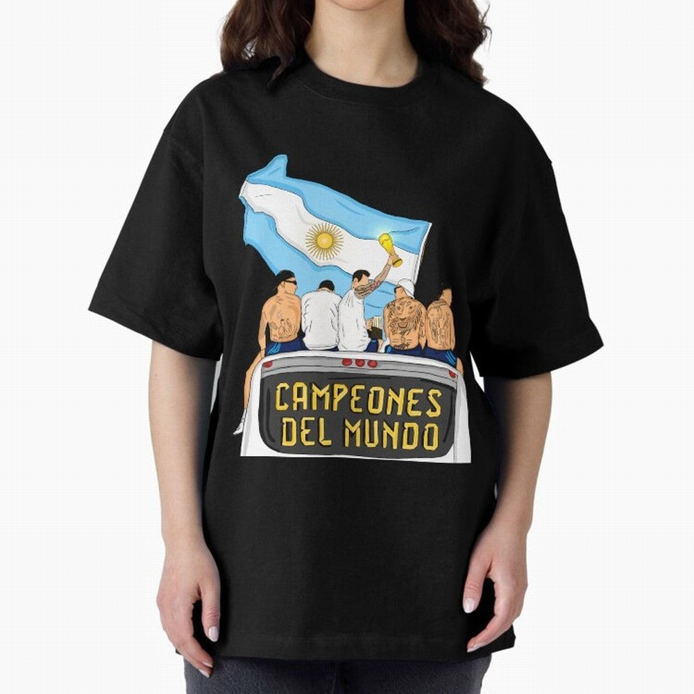 vamo vamo campeones Essential T-Shirt Remember Iconic Moments from Match Day Hype around FIFA World Cup 2026 USA Canada Mexico, Messi, CR7 and Mbappe, Spain, Championship Spirit, Famous Goals, Roaring Crowds and International Football Unity; Great