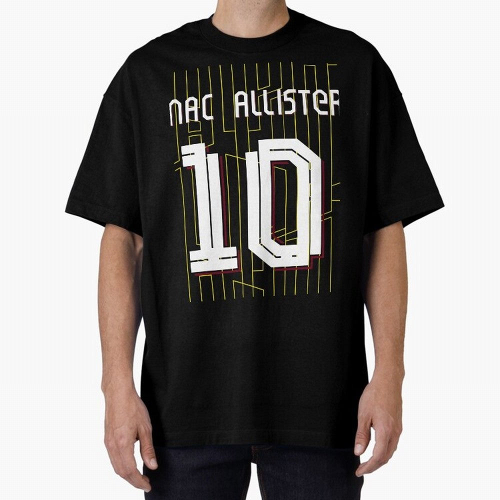 Alexis Mac Allister 10 Liverpool Home Jersey 24/25 Classic T-Shirt Keep the Match Day Mood of FIFA World Cup 2026 USA Canada Mexico for Fans of Messi and France and Portugal, Bringing Match Day Excitement, Supporter Culture, Golden Goals and Global