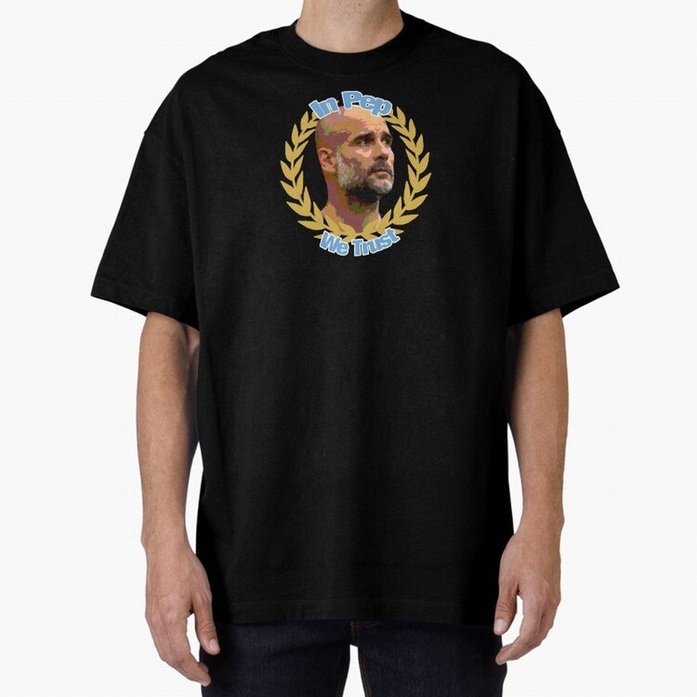 Manchester City - In Pep We Trust Classic T-Shirt Join the Countdown to Match Day Hype around FIFA World Cup 2026 USA Canada Mexico, CR7, Netherlands, Tournament Hype, Historic Matchups, Family Viewing Parties and Global Sports Pride; Great for