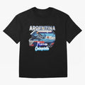5306 Colapinto Helmet Argentina Oversized T-Shirt Feel International Energy from FIFA World Cup 2026 USA Canada Mexico Spirit, Centered on Netherlands, Haaland and Mbappe, Championship Spirit, Famous Goals, Roaring Crowds and International Football