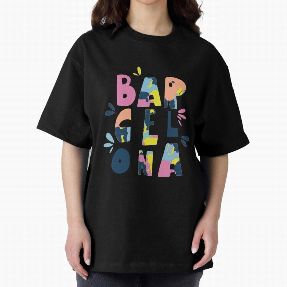 Barcelona Letters Classic T-Shirt Live the Energy of FIFA World Cup 2026 for Fans of CR7 and Messi and England and Germany, Bringing Match Day Excitement, Supporter Culture, Golden Goals and Global Football Passion; Ideal for Fans Who Follow Messi,