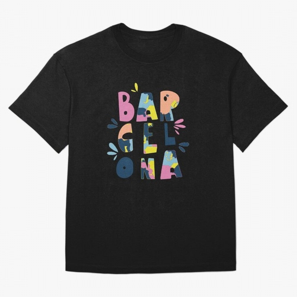 Barcelona Letters Classic T-Shirt Live the Energy of FIFA World Cup 2026 for Fans of CR7 and Messi and England and Germany, Bringing Match Day Excitement, Supporter Culture, Golden Goals and Global Football Passion; Ideal for Fans Who Follow Messi,