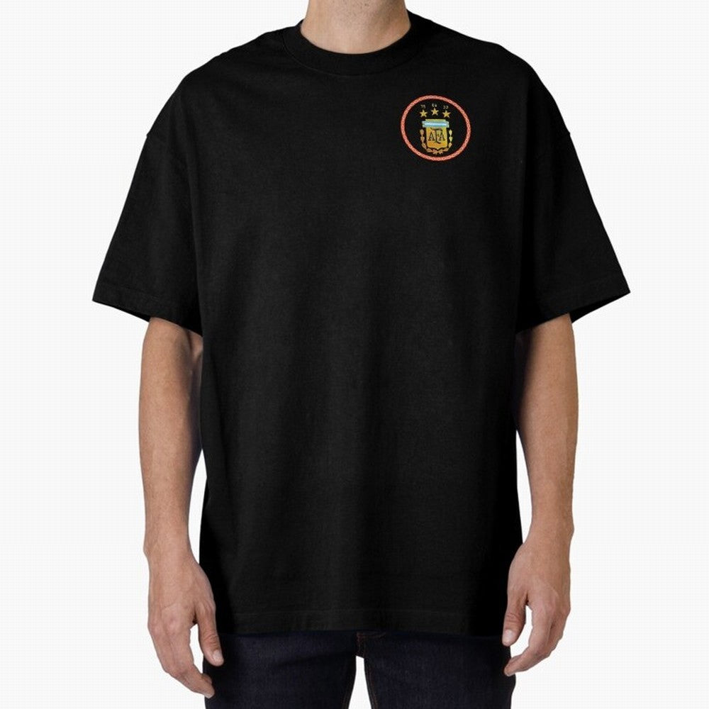 AFA ARGENTINA CHAMPION 2022 Oversized T-Shirt Feel International Energy from Match Day Hype around FIFA World Cup 2026 USA Canada Mexico, Haaland, Germany, Goal Celebration Energy, Supporter Heritage, Football Icons and Worldwide Tournament Joy;