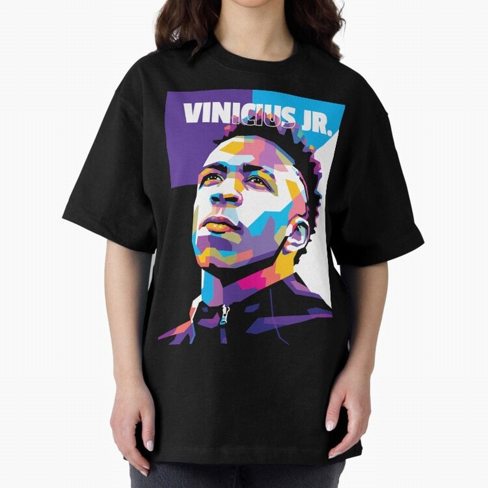 Vinicius Jr. in WPAP Style Essential T-Shirt Honor the Beautiful Game during the FIFA World Cup 2026 Group Stage Journey through CR7 Highlights, France Pride, Vintage Soccer Flavor, Modern Football Stars, National Flags and Final Night Emotion;