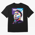 Vinicius Jr. in WPAP Style Essential T-Shirt Honor the Beautiful Game during the FIFA World Cup 2026 Group Stage Journey through CR7 Highlights, France Pride, Vintage Soccer Flavor, Modern Football Stars, National Flags and Final Night Emotion;