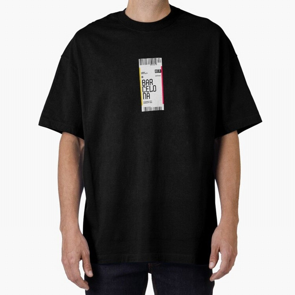 Barcelona Boarding Pass Sparin Travel Ticket Classic T-Shirt Unlock FIFA World Cup 2026 Filled with Messi, CR7 and Mbappe, Argentina and Brazil Energy, Soccer Culture, Superstar Moments, National Team Dreams and Competitive Fire; Ideal for Fans Who
