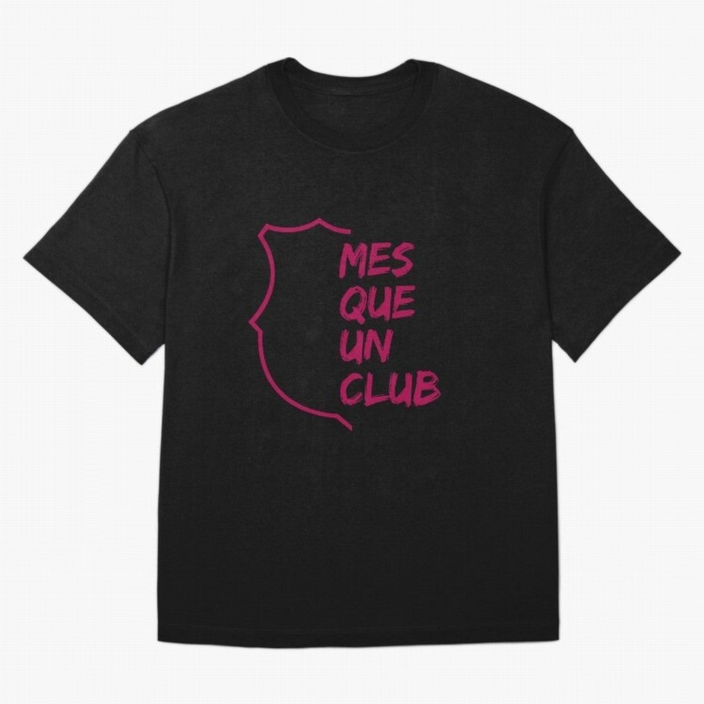 MES QUE UN CLUB Oversized T-Shirt Celebrate the Stars of FIFA World Cup 2026 Group Stage Spirit, Driven by Netherlands, CR7, Tournament Hype, Historic Matchups, Family Viewing Parties and Global Sports Pride; Great for Supporters Who Love Legendary