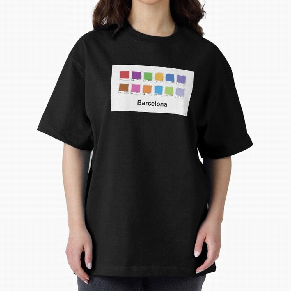 Barcelona Metro Colors Classic T-Shirt Celebrate the Biggest Stage of Match Day Hype around FIFA World Cup 2026 Group Stage, Messi and Cristiano Ronaldo, Spain, Championship Spirit, Famous Goals, Roaring Crowds and International Football Unity;