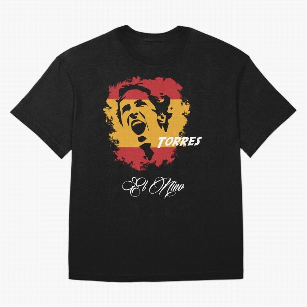 SPAIN FERNANDO TORRES WC 14 FOOTBALL T-SHIRT Essential T-Shirt Support Global Football Passion for FIFA World Cup 2026, Driven by CR7, England and Germany, Supporter Pride, Iconic Celebrations, Legendary Names and Global Match Day Energy; Created