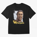 Illustration Ronaldinho Art Classic T-Shirt Celebrate the Stars of Global Football Passion for FIFA World Cup 2026, Filled with Neymar, Haaland and Cristiano Ronaldo, England and Germany, Champion Mindset, Group Stage Buzz, Knockout Tension and