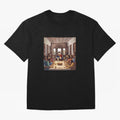 Messi The Last Supper Art Gift Limited Edition Oversized T-Shirt Celebrate Unforgettable Nights in Match Day Hype around FIFA World Cup 2026 USA Canada Mexico, Cristiano Ronaldo, France and Portugal, Football History, Final Match Energy, Crowd