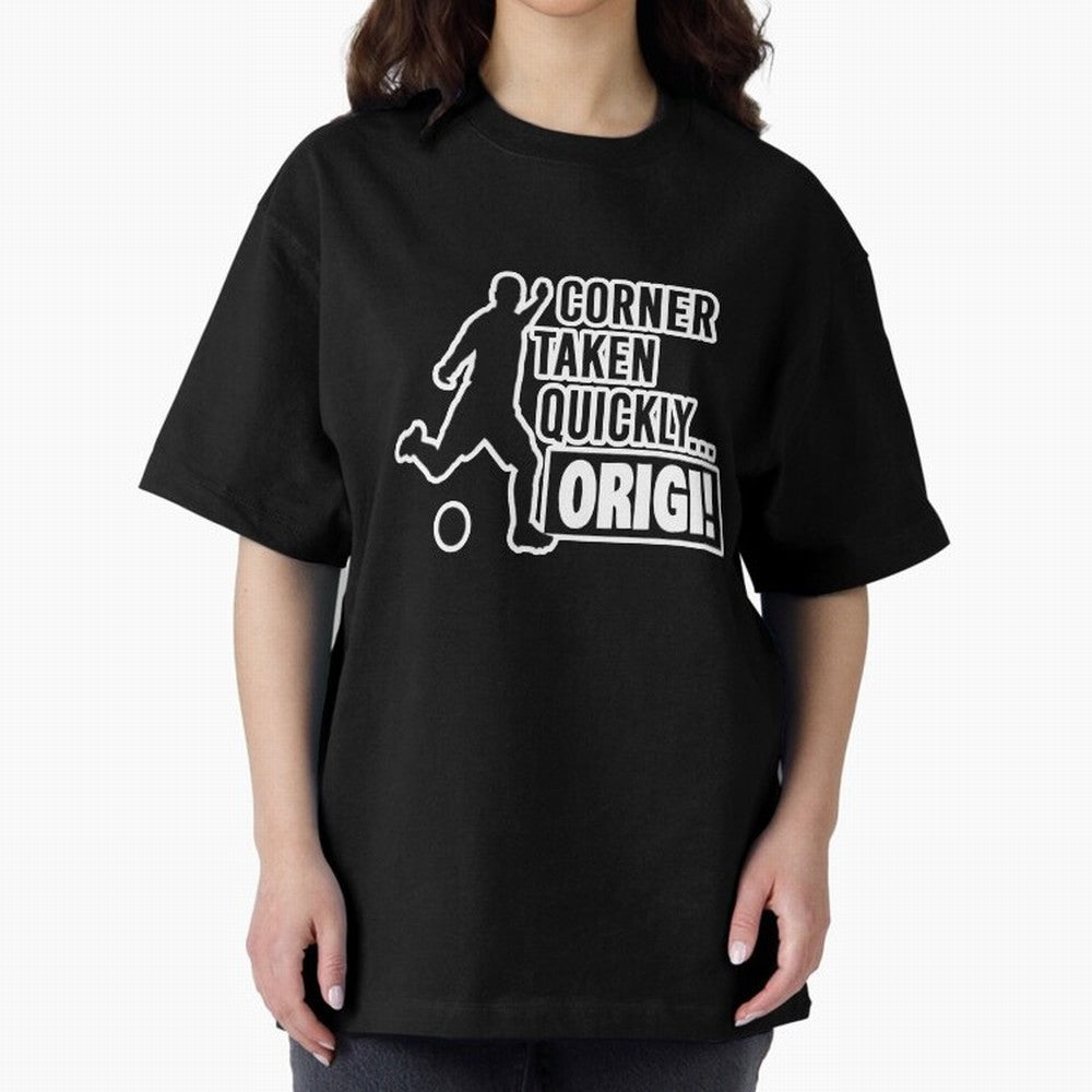 Corner Taken Quickly Origi (Black) Essential T-Shirt Join Supporters Worldwide for FIFA World Cup 2026 Group Stage Capturing Messi, Neymar and Mbappe, England and Germany Energy, Goal Celebration Energy, Supporter Heritage, Football Icons and